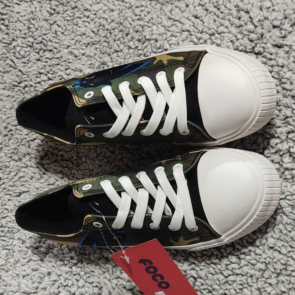 FOCO Women's  Camo Low Top Canvas Sneakers Shoes